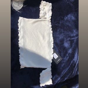 Off the shoulder crop top